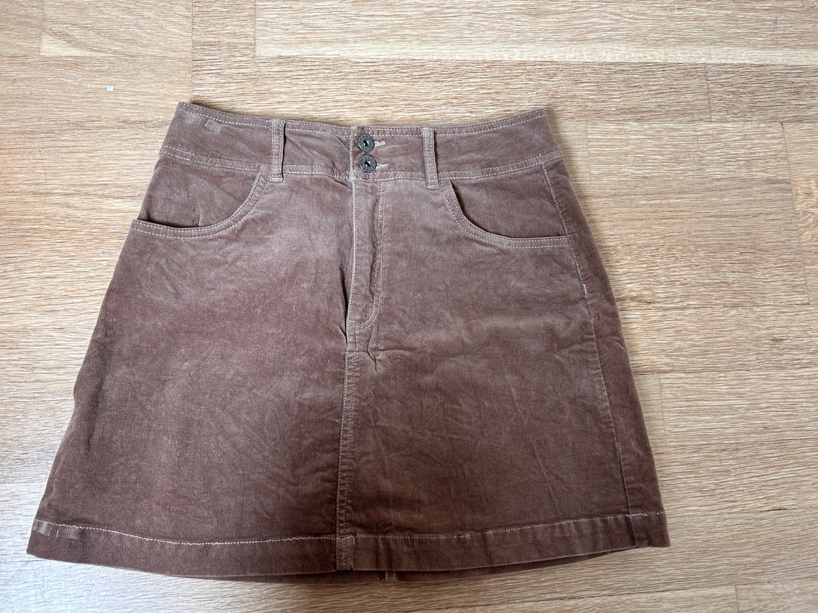Korte bruine rok Jacqueline de Yong